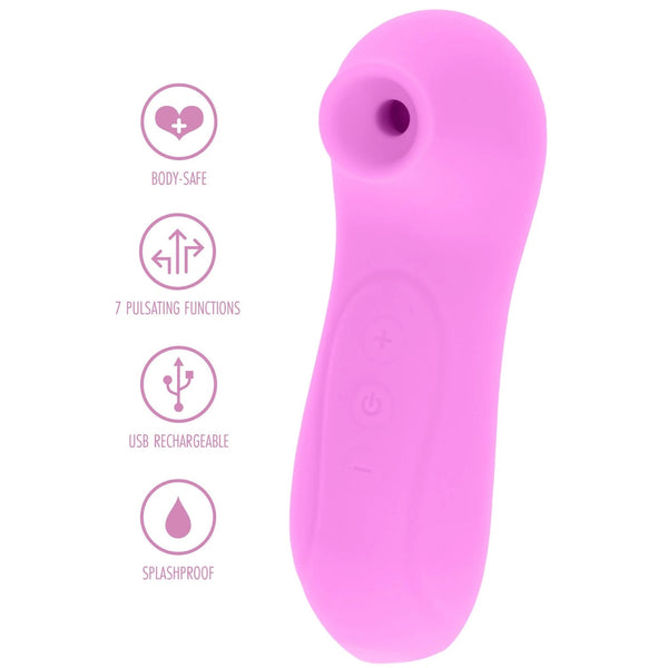 HAPPINESS Too Hot To Handle Rechargeable Pulsating Clitoral Stimulator