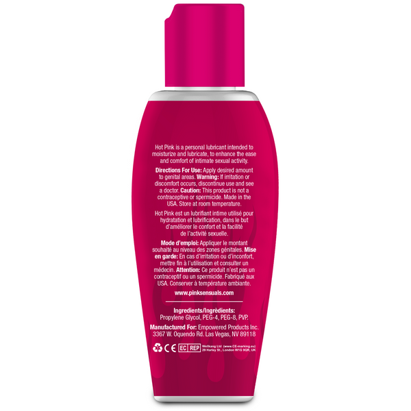 Hot PINK Gentle Warming Lubricant for Women - 140ml