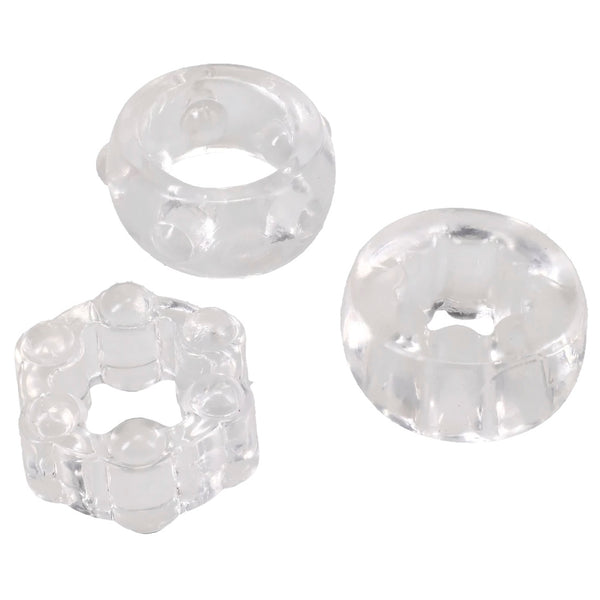 Crystal Jellies Performance Ring Set - Clear