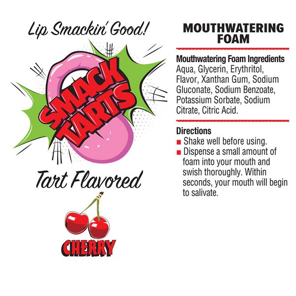 Smack Tarts Sour Cherry Mouthwatering Foam - 2.7 oz.