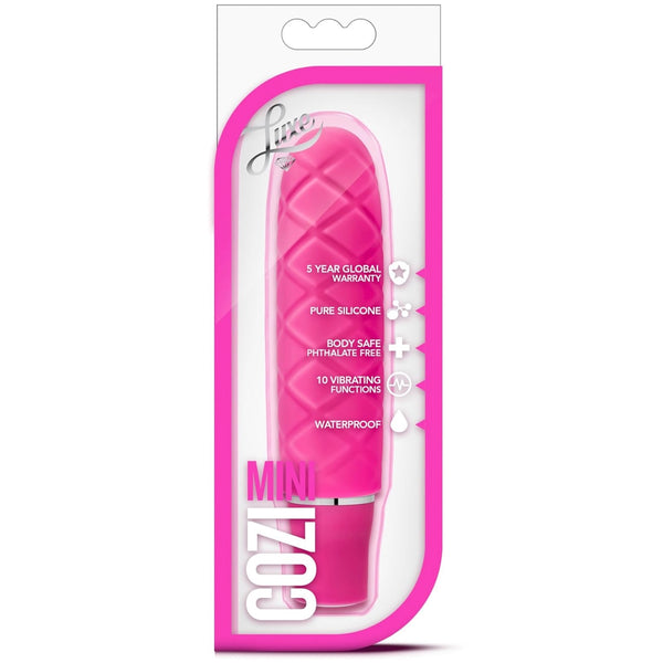 Luxe Cozi Platinum-Cured Silicone Vibrator - Fuchsia