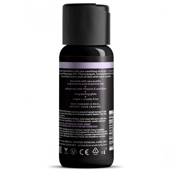 Lavender + Rosemary Massage Oil - 4 oz.