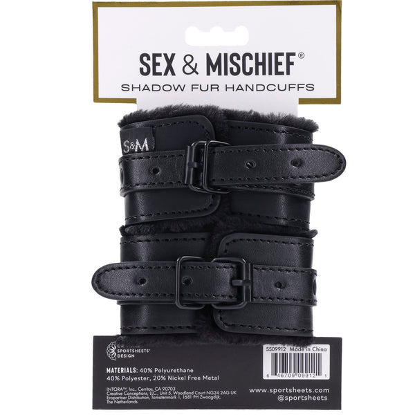 Sex & Mischief: Shadow Fur Handcuffs