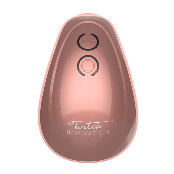 Twitch Innovation Hands-Free Suction & Vibration Clitoral Stimulator - Rose Gold