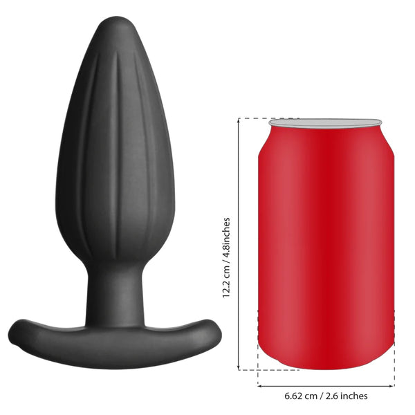 Noir Rocker Silicone Butt Plug - Large
