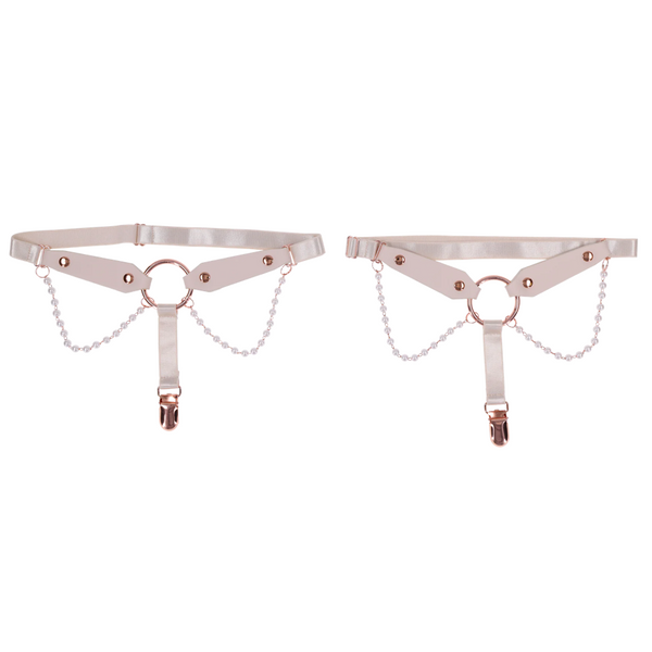 Sex & Mischief: Peaches 'n CreaMe Pearl Garters