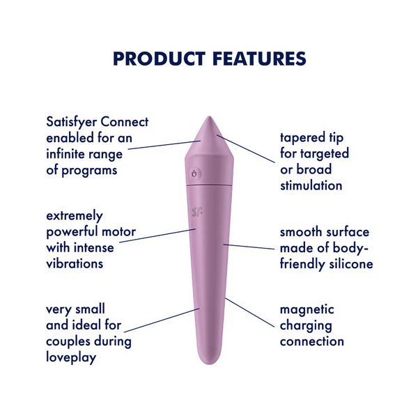 Ultra Power Bullet 8 Connect App - Violet