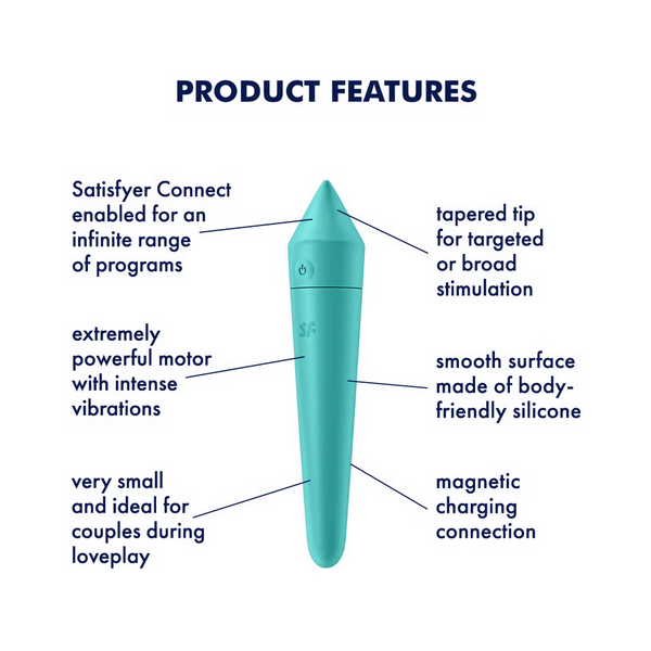 Ultra Power Bullet 8 Connect App - Turquoise