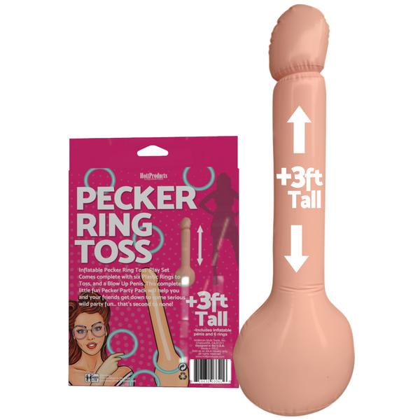3ft Pecker Ring Toss Inflatable Game