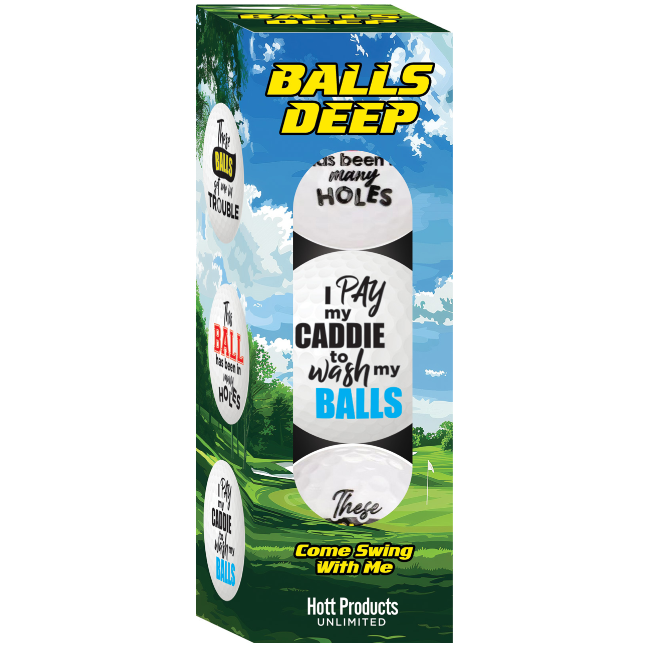 Balls Deep Novelty Golf Balls