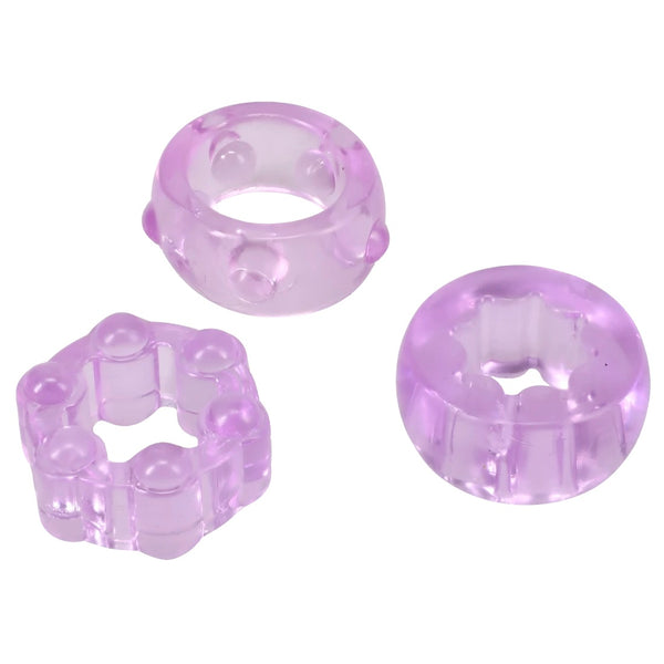 Crystal Jellies Performance Ring Set - Purple