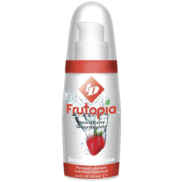 ID Lubricants FRUTOPIA Strawberry Natural Flavor Lubricant - 100ml - Extreme Toyz Singapore - https://extremetoyz.com.sg - Sex Toys and Lingerie Online Store - Bondage Gear / Vibrators / Electrosex Toys / Wireless Remote Control Vibes / Sexy Lingerie and Role Play / BDSM / Dungeon Furnitures / Dildos and Strap Ons  / Anal and Prostate Massagers / Anal Douche and Cleaning Aide / Delay Sprays and Gels / Lubricants and more...