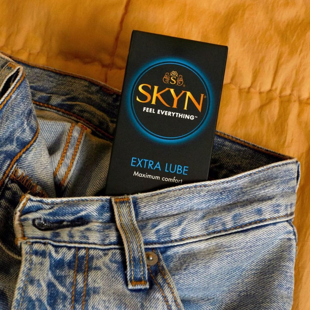 SKYN Extra Lubricated Condoms - 10 Pack - Extreme Toyz Singapore - https://extremetoyz.com.sg - Sex Toys and Lingerie Online Store - Bondage Gear / Vibrators / Electrosex Toys / Wireless Remote Control Vibes / Sexy Lingerie and Role Play / BDSM / Dungeon Furnitures / Dildos and Strap Ons  / Anal and Prostate Massagers / Anal Douche and Cleaning Aide / Delay Sprays and Gels / Lubricants and more...