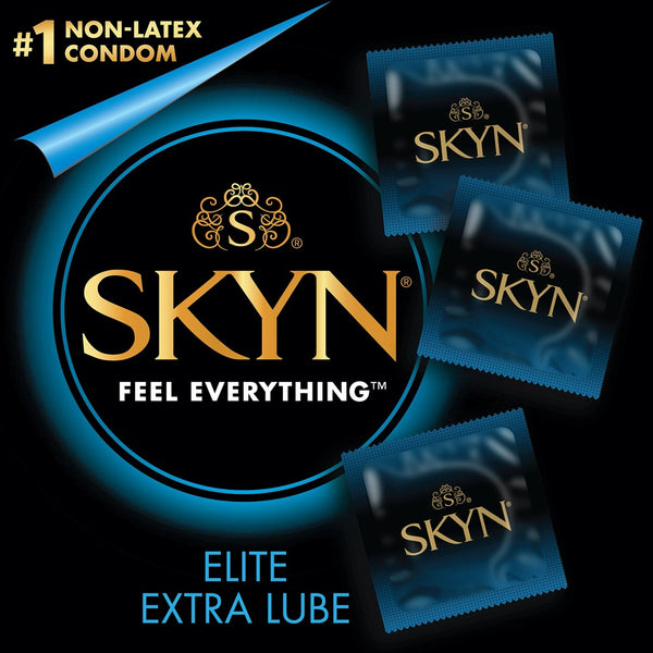 SKYN Extra Lubricated Condoms - 10 Pack - Extreme Toyz Singapore - https://extremetoyz.com.sg - Sex Toys and Lingerie Online Store - Bondage Gear / Vibrators / Electrosex Toys / Wireless Remote Control Vibes / Sexy Lingerie and Role Play / BDSM / Dungeon Furnitures / Dildos and Strap Ons  / Anal and Prostate Massagers / Anal Douche and Cleaning Aide / Delay Sprays and Gels / Lubricants and more...