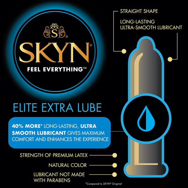 SKYN Extra Lubricated Condoms - 10 Pack - Extreme Toyz Singapore - https://extremetoyz.com.sg - Sex Toys and Lingerie Online Store - Bondage Gear / Vibrators / Electrosex Toys / Wireless Remote Control Vibes / Sexy Lingerie and Role Play / BDSM / Dungeon Furnitures / Dildos and Strap Ons  / Anal and Prostate Massagers / Anal Douche and Cleaning Aide / Delay Sprays and Gels / Lubricants and more...