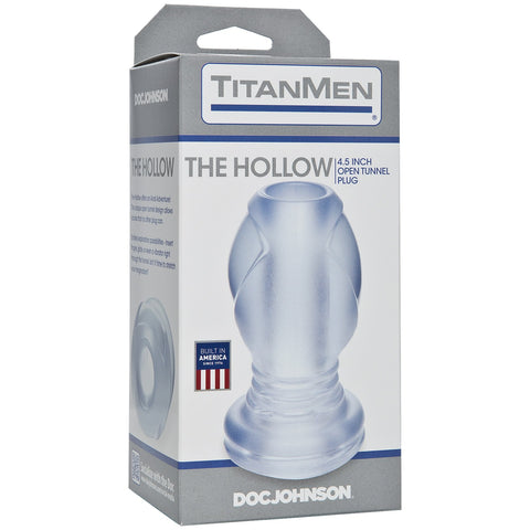 Doc Johnson TitanMen The Hollow Open Tunnel Plug - 4.5 Inch - Extreme Toyz Singapore - https://extremetoyz.com.sg - Sex Toys and Lingerie Online Store - Bondage Gear / Vibrators / Electrosex Toys / Wireless Remote Control Vibes / Sexy Lingerie and Role Play / BDSM / Dungeon Furnitures / Dildos and Strap Ons &nbsp;/ Anal and Prostate Massagers / Anal Douche and Cleaning Aide / Delay Sprays and Gels / Lubricants and more...