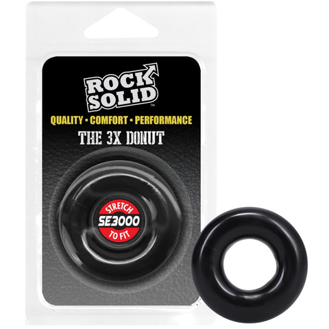 Doc Johnson ROCK SOLID The 3X Donut Cock Ring - Extreme Toyz Singapore - https://extremetoyz.com.sg - Sex Toys and Lingerie Online Store - Bondage Gear / Vibrators / Electrosex Toys / Wireless Remote Control Vibes / Sexy Lingerie and Role Play / BDSM / Dungeon Furnitures / Dildos and Strap Ons  / Anal and Prostate Massagers / Anal Douche and Cleaning Aide / Delay Sprays and Gels / Lubricants and more...