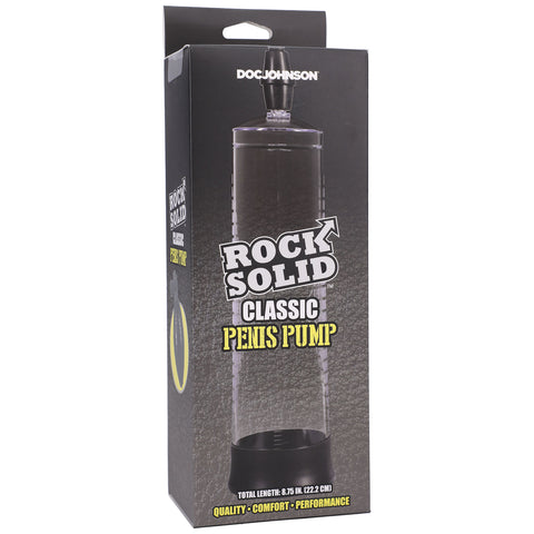 Doc Johnson ROCK SOLID Classic Penis Pump - Extreme Toyz Singapore - https://extremetoyz.com.sg - Sex Toys and Lingerie Online Store - Bondage Gear / Vibrators / Electrosex Toys / Wireless Remote Control Vibes / Sexy Lingerie and Role Play / BDSM / Dungeon Furnitures / Dildos and Strap Ons &nbsp;/ Anal and Prostate Massagers / Anal Douche and Cleaning Aide / Delay Sprays and Gels / Lubricants and more...