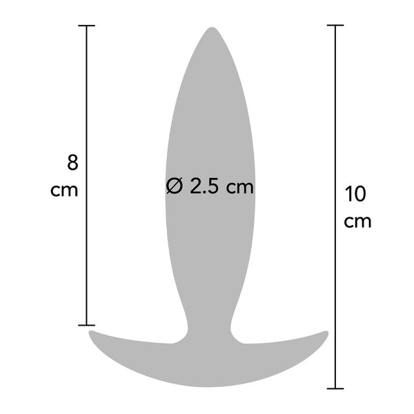 ANAL PLAY Bubble Butt Player Starter Silicone Plug - Purple