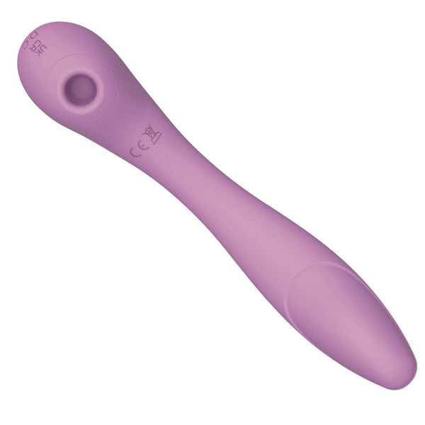 Blaze Bendable Rechargeable Clitoral Suction & G-Spot Massager - Lavender