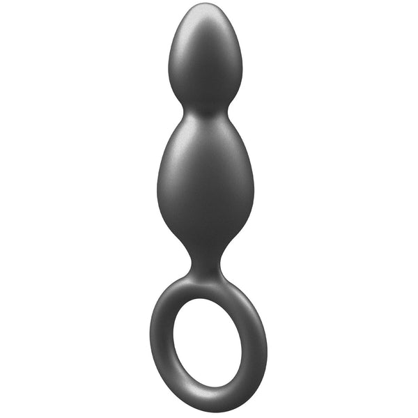 BUTTOCKS The Plugger Metallic Silicone Anal Plug