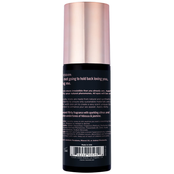 SIMPLY SEXY Confessions Collection Let's Get It On Pheromone Fragrance Hair & Body Mist - 99ml