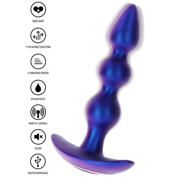 BUTTOCKS The Bold Trembling Remote Controlled Rechargeable Butt Plug