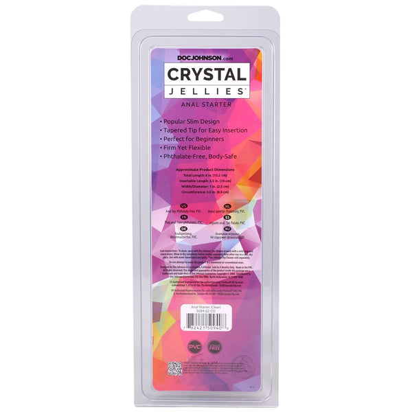 Crystal Jellies 5.5" Anal Starter - Clear