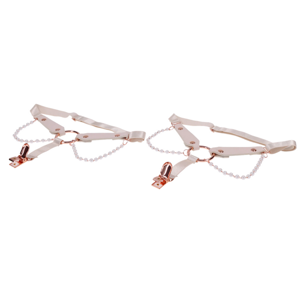 Sex & Mischief: Peaches 'n CreaMe Pearl Garters