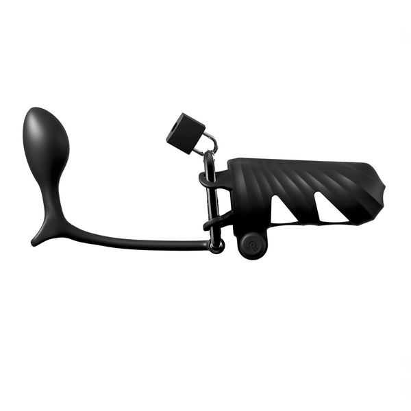 Fantasy C-Ringz Remote-Controlled Vibrating Cock Blocker with Ass-Gasm Plug