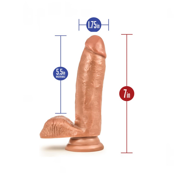 Coverboy Manny The Fireman 7" Dildo with Balls