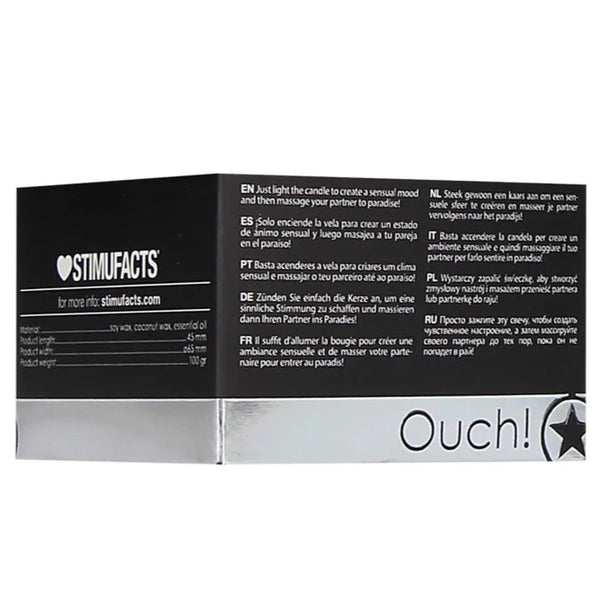 Ouch! Massage Candle - Vanilla Scented