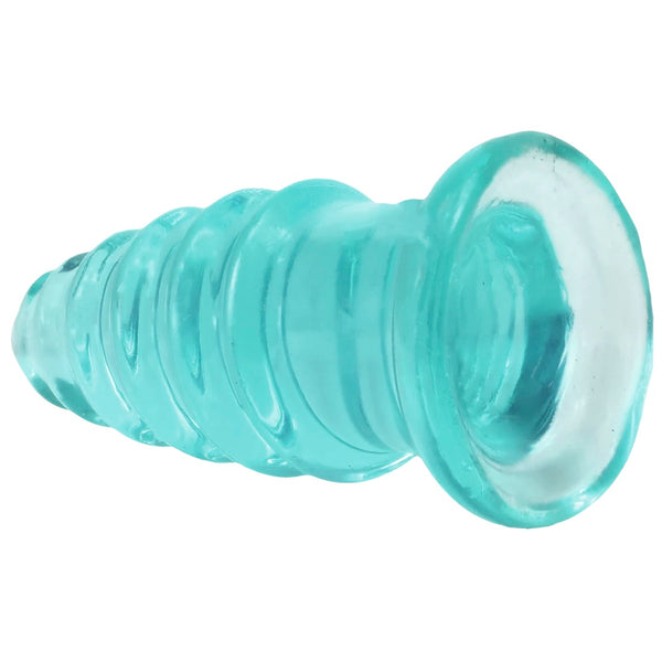 Crystal Jellies 5" Anal Twist Plug - Teal