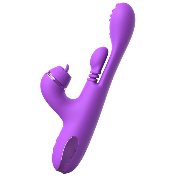 Fantasy For Her Rechargeable IntiMotion Pulse Pro Vibrator with FlickerFlow Clitoral Stimulator