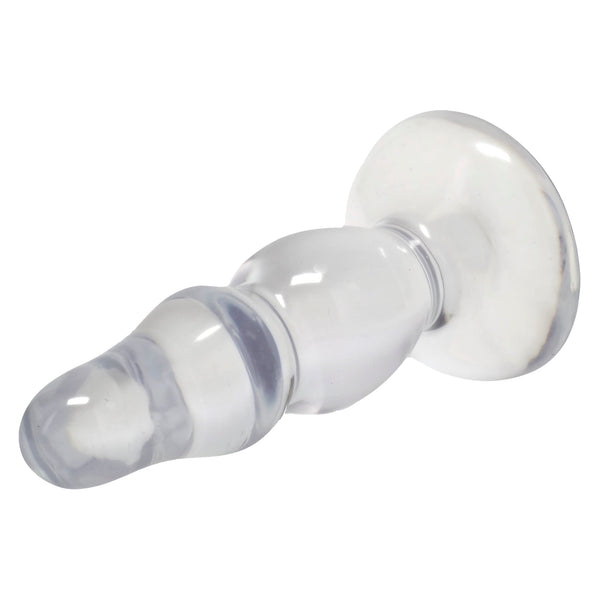 Crystal Jellies 4" Novice Pop Plug - Clear