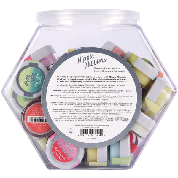 JELIQUE Nipple Nibblers Assorted Cocktail Pleasure Balm - 36 Count