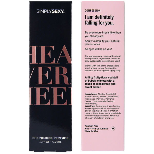 SIMPLY SEXY Confessions Collection Head Over Heels Pheromone Infused Perfume Spray - 9.2ml