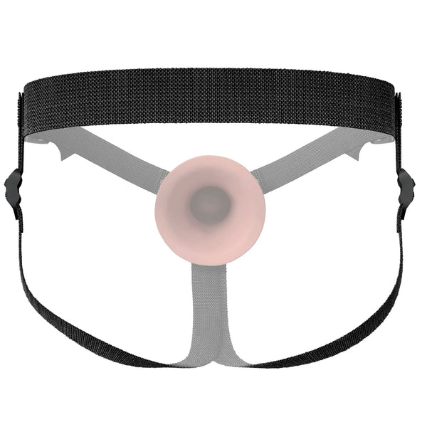 Fantasy X-Tensions Elite 9" Hollow Silicone Strap-On - Light