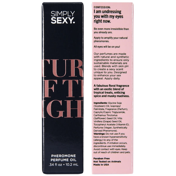 SIMPLY SEXY Confessions Collection Turn Off The Lights Pheromone Perfume Oil Roll On - 10.2ml