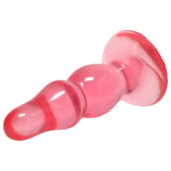 Crystal Jellies 4" Novice Pop Plug - Pink