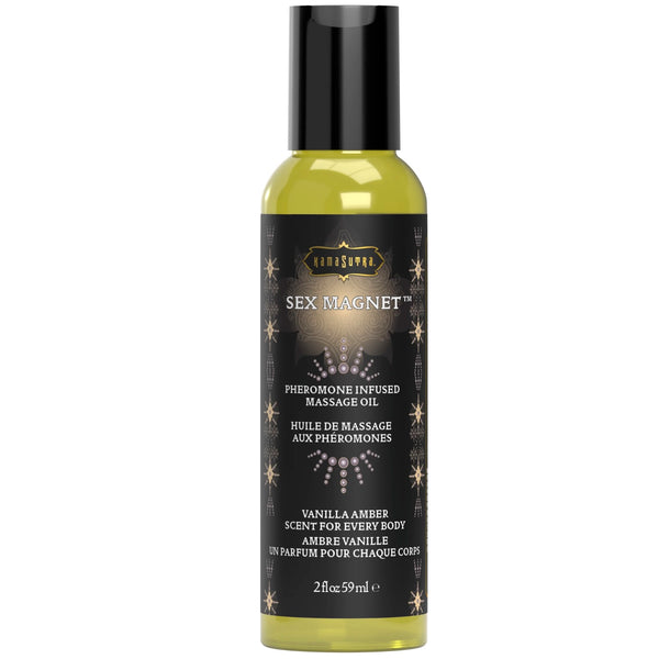 Sex Magnet Vanilla Amber Pheromone Massage Oil - 59ml