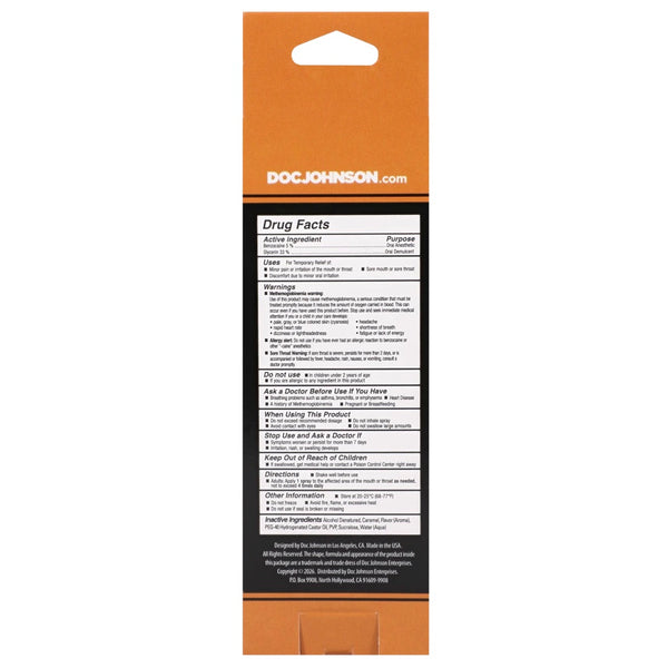 GoodHead Deep Throat Oral Anesthetic Spray - Salted Caramel