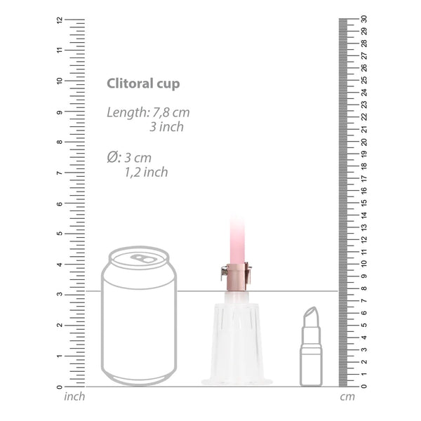 Pumped Clitoral & Nipple Pump Set - Large