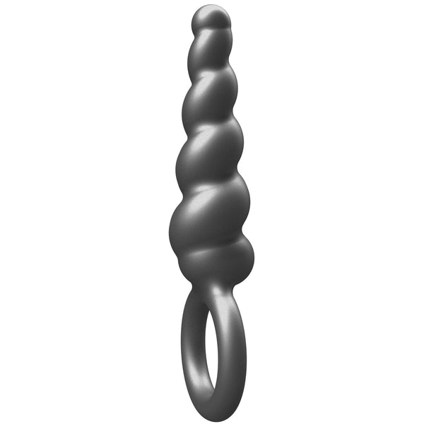 BUTTOCKS The Screw Metallic Silicone Anal Plug