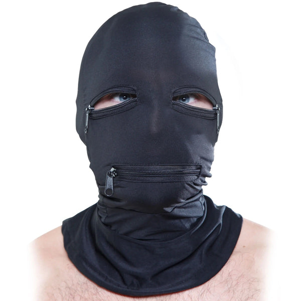Fetish Fantasy Series Zipper Face Hood