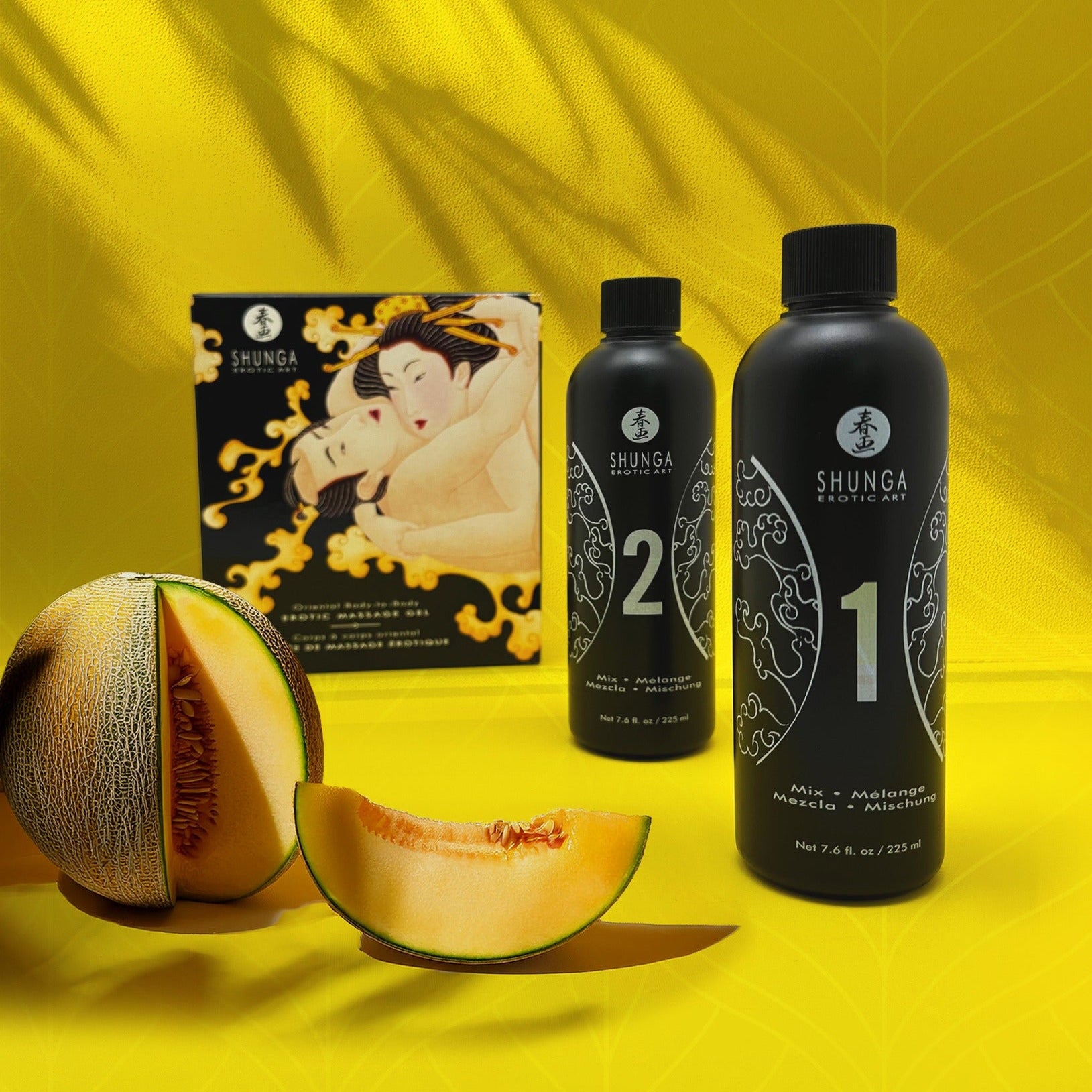 Oriental Body-to-Body Massage Gel - Melon Mango