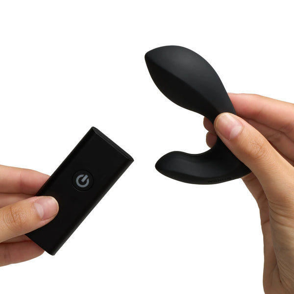 Duo Remote Control Rechargeable Vibrating Butt Plug - Small
