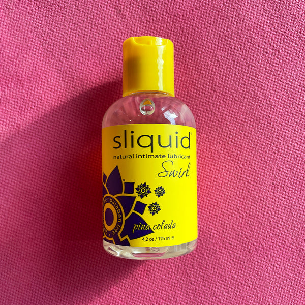 Naturals Swirl Pina Colada Water-Based Lubricant  - 4.2 oz.