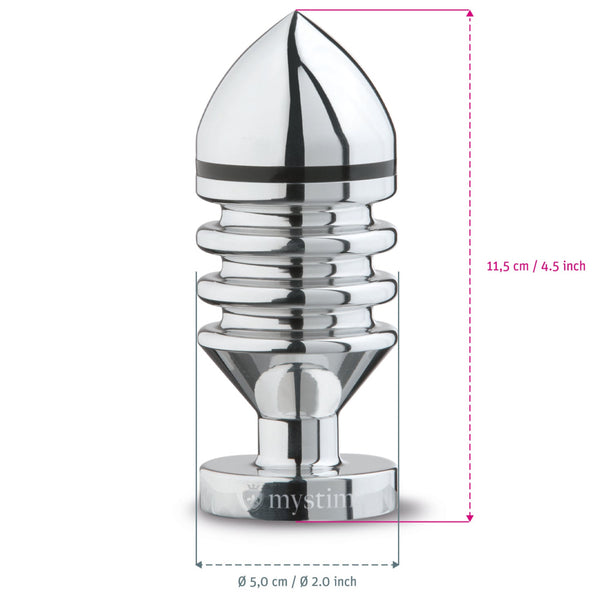 Hector Helix Large E-Stim Aluminum Butt Plug