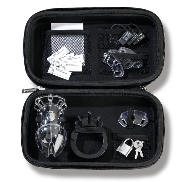 Pubic Enemy No 1 E-Stim Chastity Cock Cage